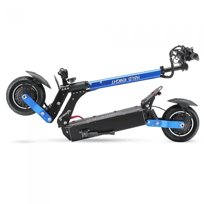Hulajnoga elektryczna Halo Knight T108 10-calowe opony drogowe, silnik 1000W*2, maks. prędkość 65km/h - Czarny