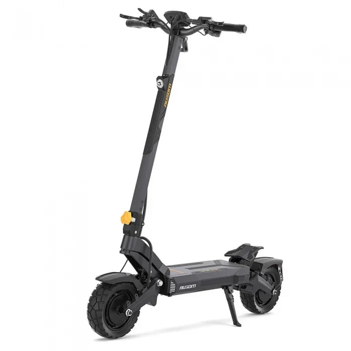 Składana hulajnoga elektryczna Ausom DT2 Pro, 2*1100W, 68km/h, bateria 52V 23,4Ah, wykorzystuje technologię podwozia lotniczego
